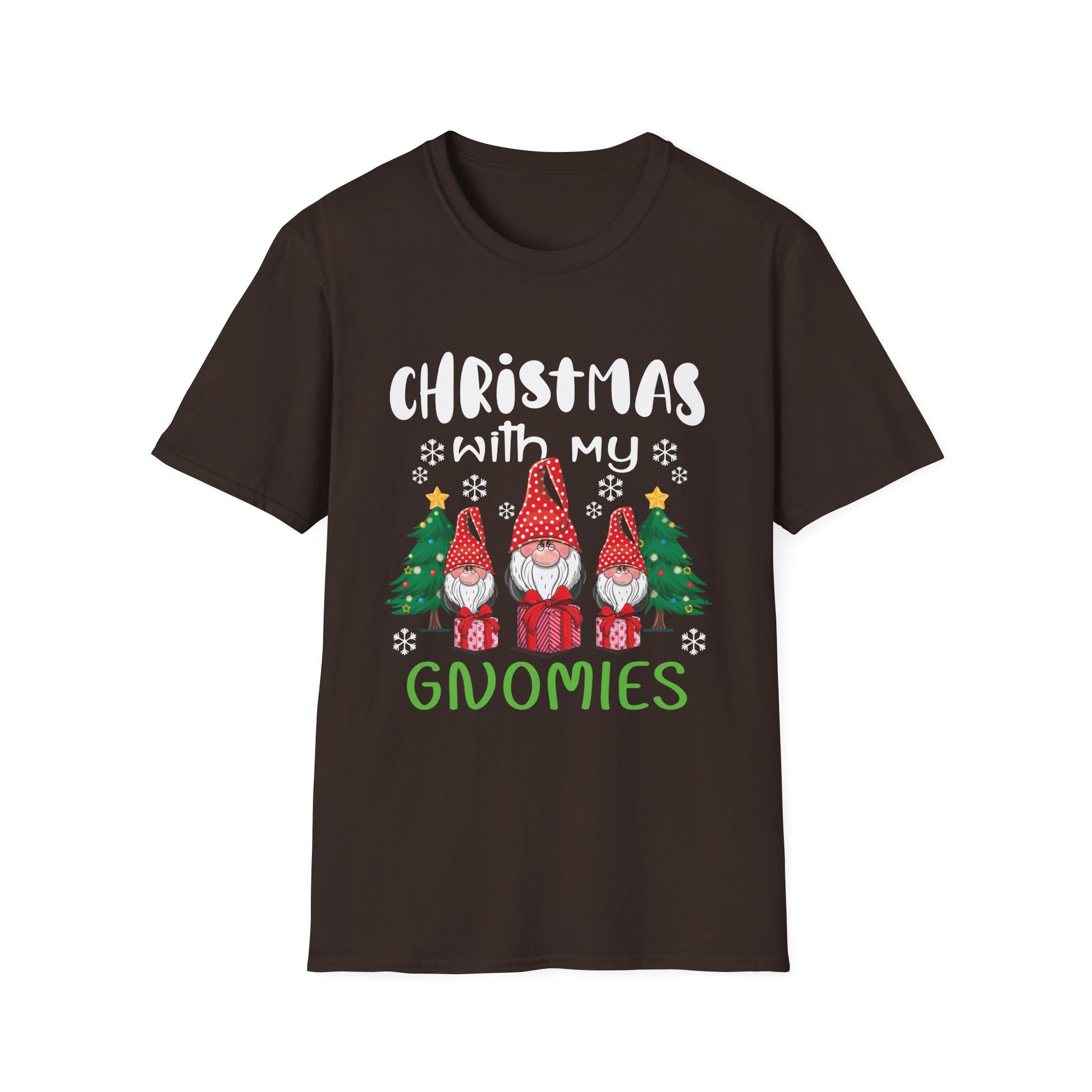 Christmas With My Gnomies T-Shirt — Cute Holiday Gnome Tee