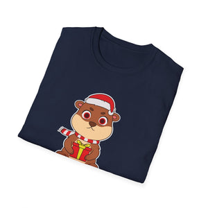 Beaver Christmas Cutie Beaver Christmas T-Shirt Unisex T-Shirt