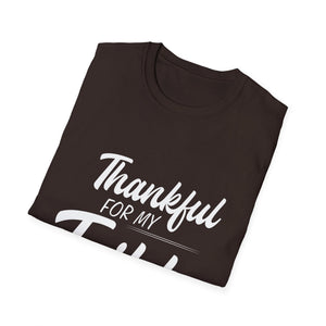 Thankful for My Tribe T-Shirt — Family Thanksgiving Graphic Tee
