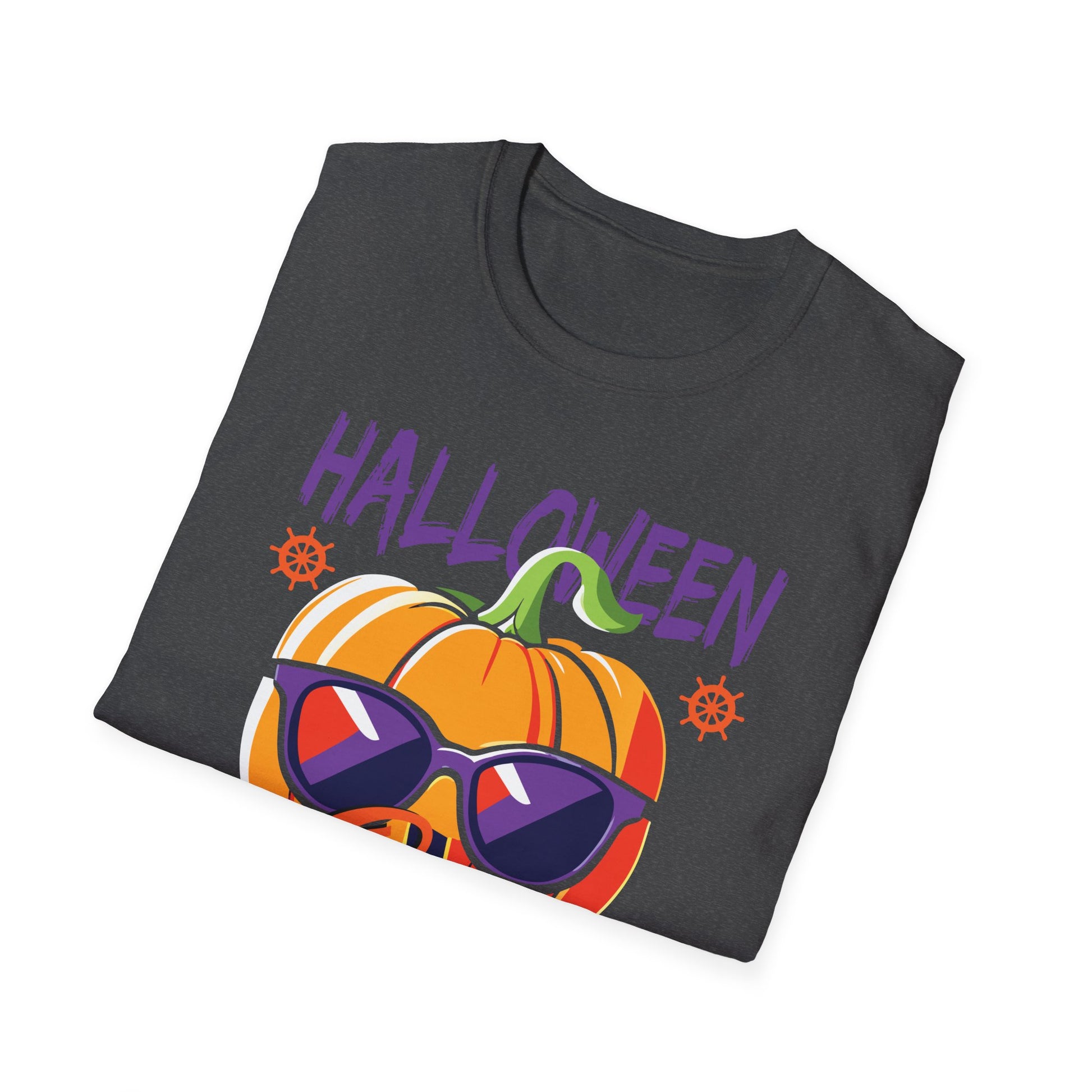 Halloween Squad Pumpkin T-Shirt — Cute Sunglasses Jack-o'-Lantern Tee