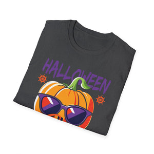 Halloween Squad Pumpkin T-Shirt — Cute Sunglasses Jack-o'-Lantern Tee