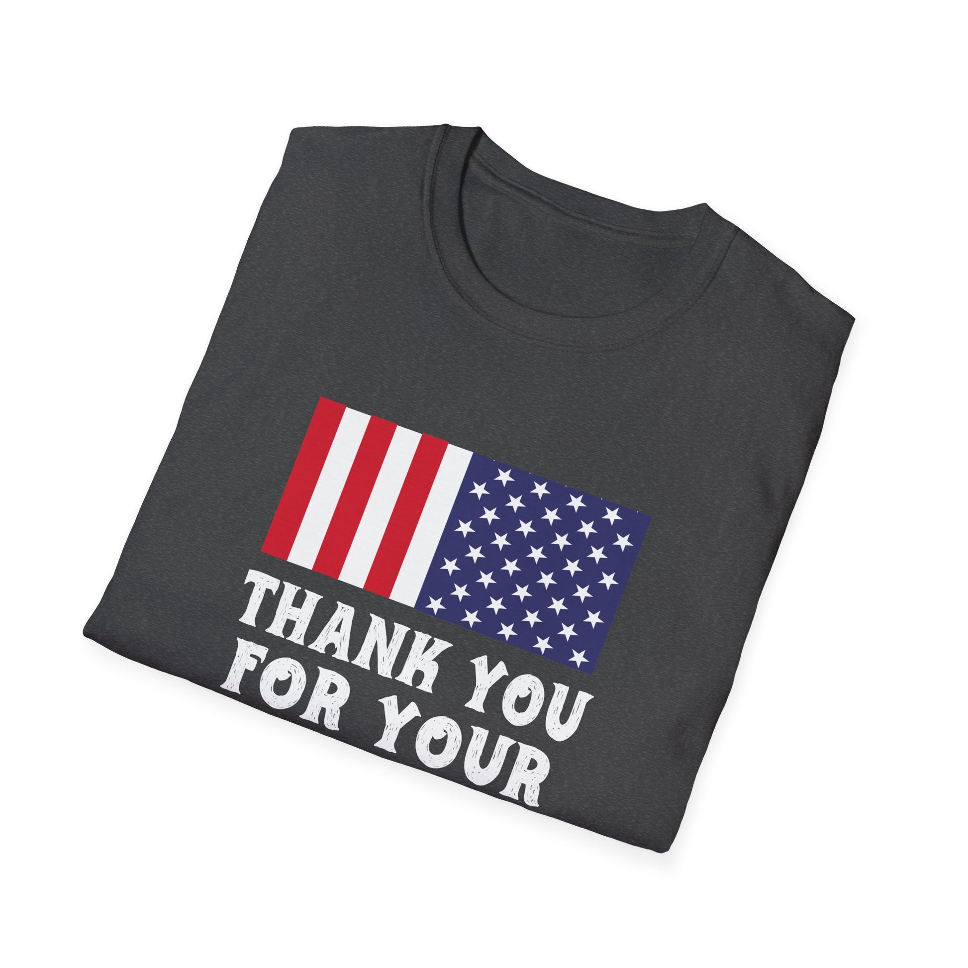 T-Shirt — American Flag "Thank You For Your Attention To This Matter" Patriotic Tee