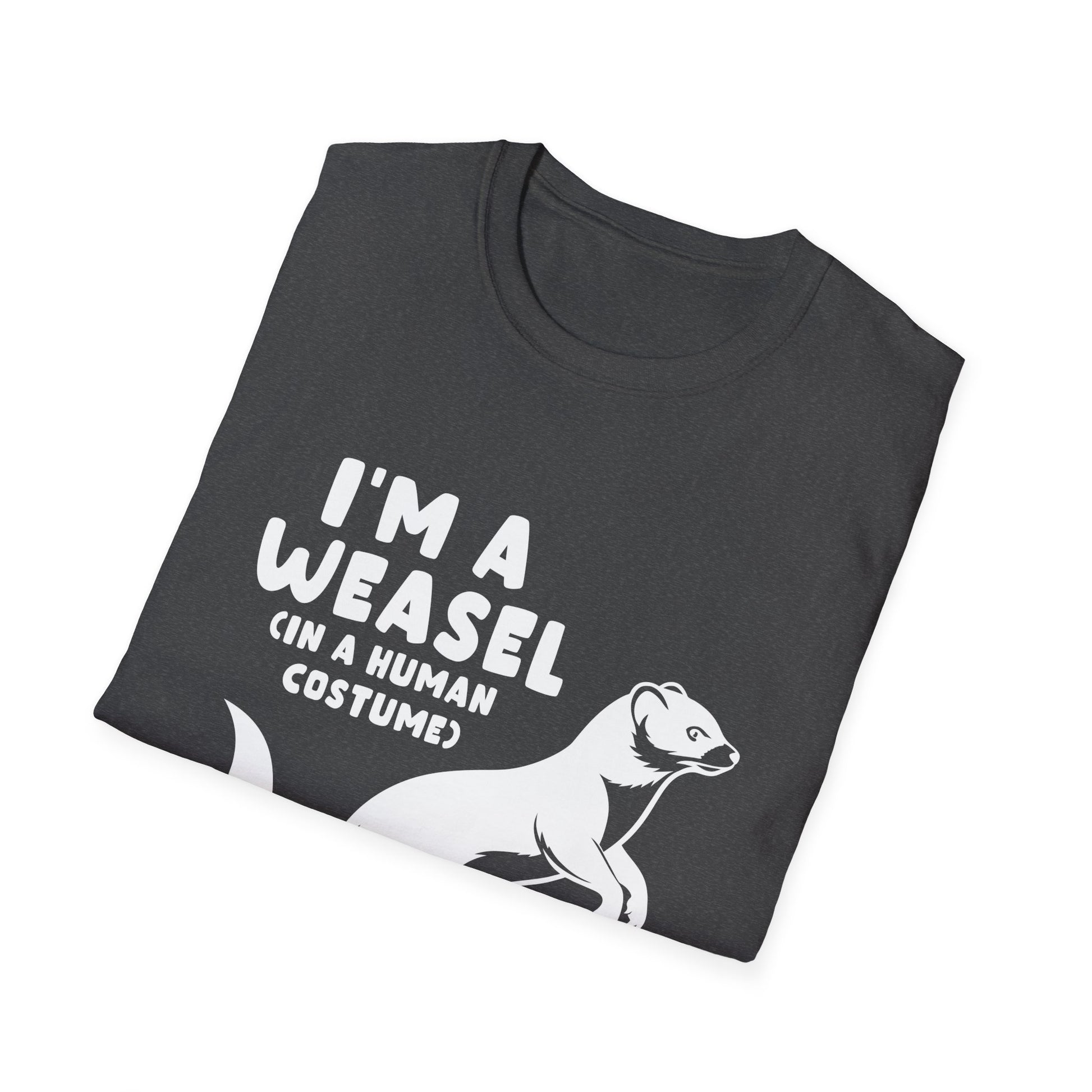 Weasel Costume Funny Halloween Cute Graphic T-Shirt-productor-mockup