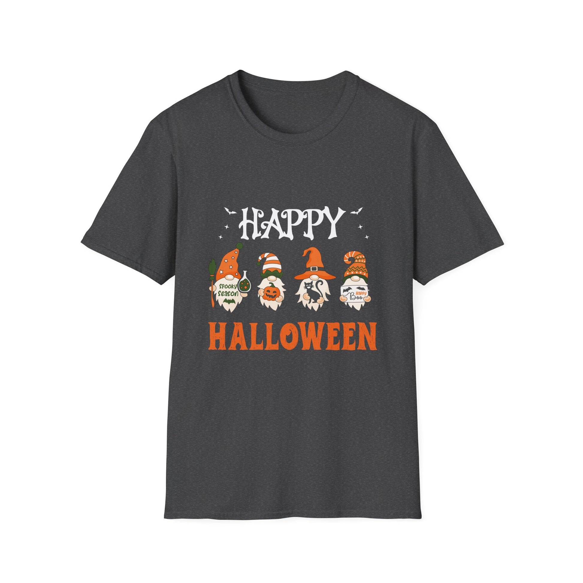 Halloween Gnome T-Shirt – "Happy Halloween" Cute Haunted Gnomes Tee