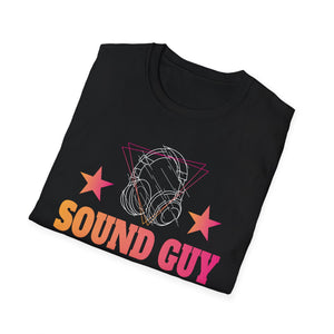 Sound Guy T-Shirt — Retro Headphones Tee for Audio Engineers & DJs