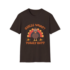 Turkey Butt T-Shirt — Funny Thanksgiving Tee with 
