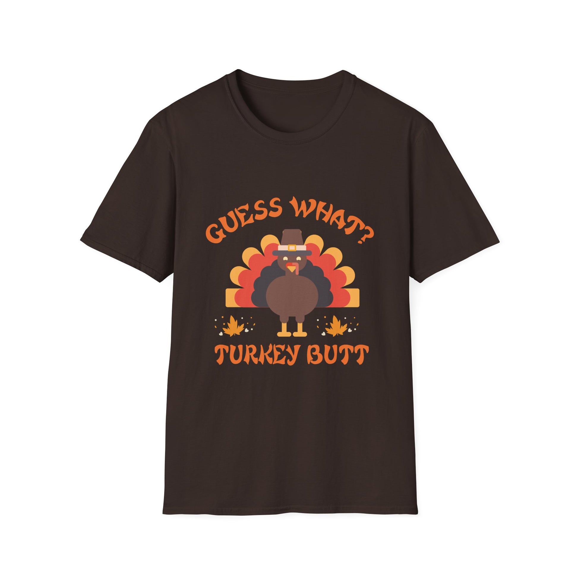 T‑Shirt — "Guess What? Turkey Butt" Funny Thanksgiving Turkey Shirt