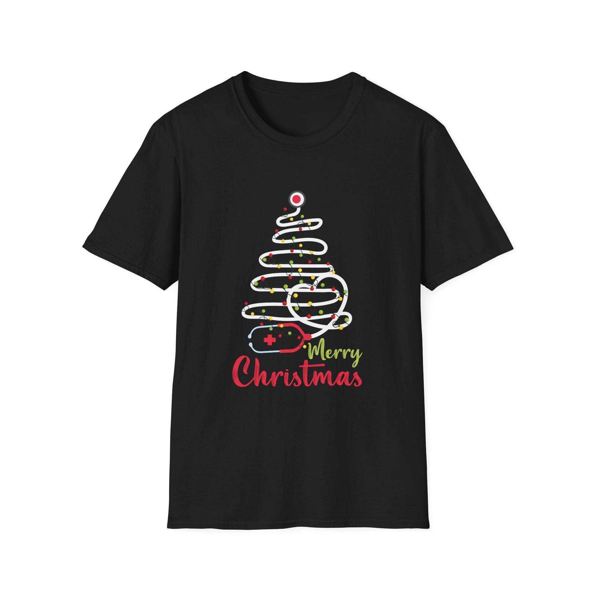 Christmas Tree Lights T-Shirt — Merry Christmas Holiday Tee