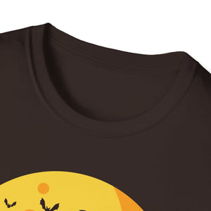 Cute Witch Unicorn Halloween Pumpkin Girls Women Halloween Tee