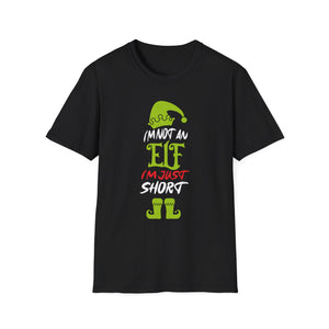 Im Not An Elf Just Short Funny Christmas Xmas Men Women Kids Unisex T-Shirt