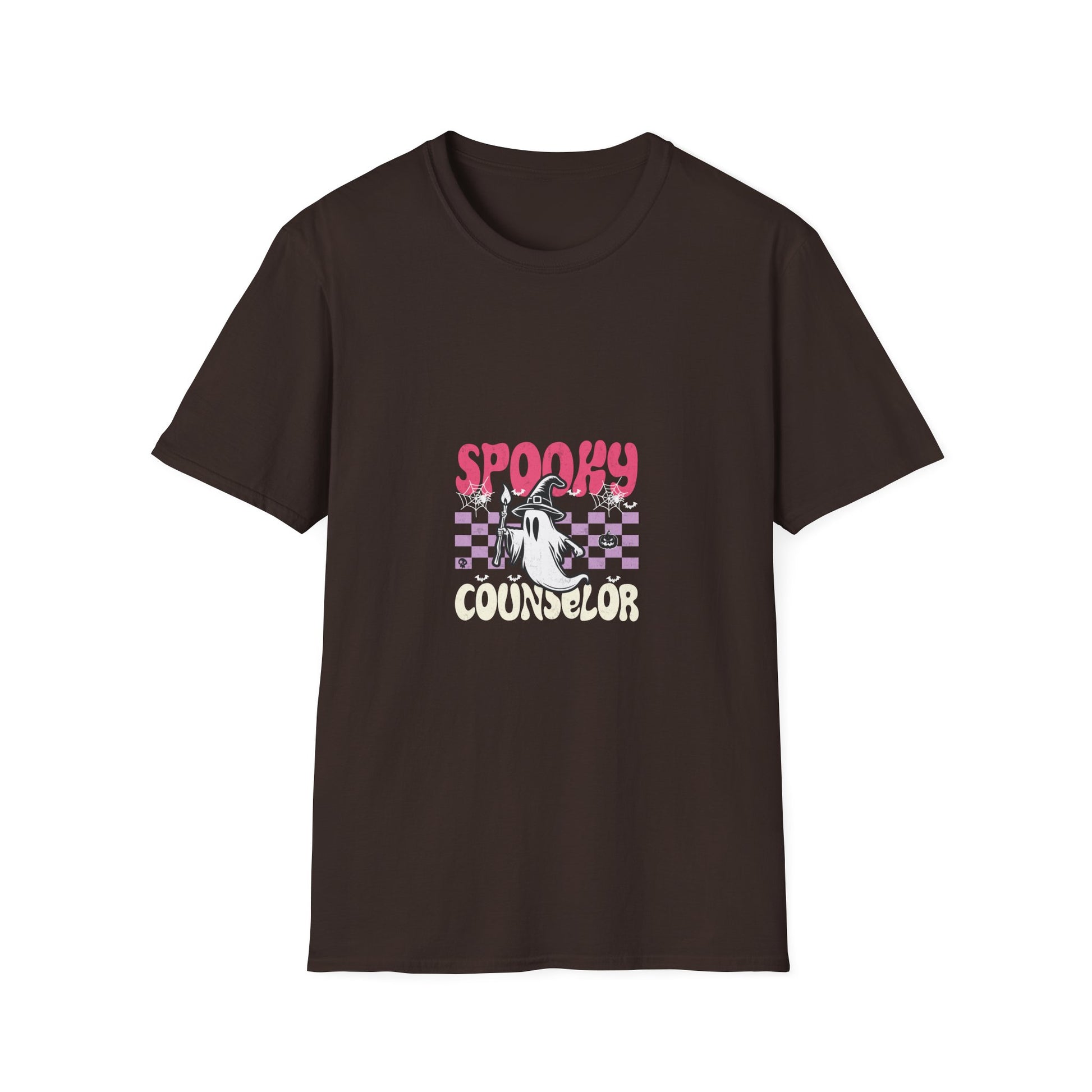 Spooky Counselor T-Shirt — Ghost Graphic Halloween Tee for School Counselors