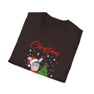 Christmas Is Better With A Donkey Ugly Christmas Sweater Unisex T-Shirt