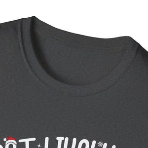 Most Likely To Nap On Christmas Funny Family Christmas Unisex Softstyle T-Shirt