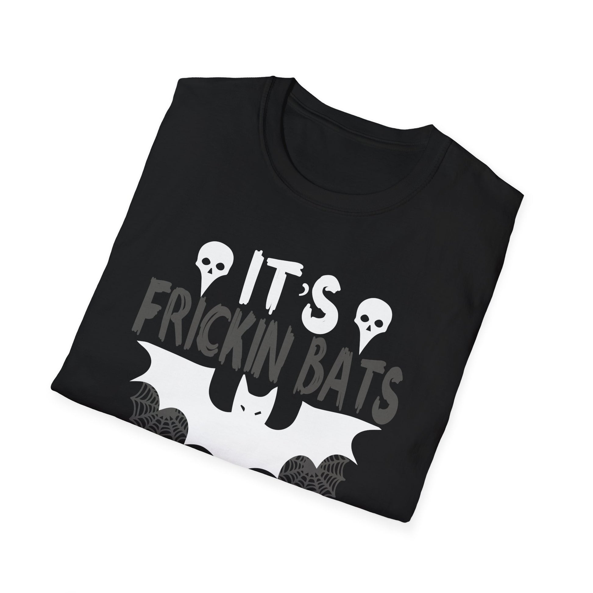 Halloween Bat Tee — "It's Frickin Bats I Love Halloween" Graphic T-Shirt