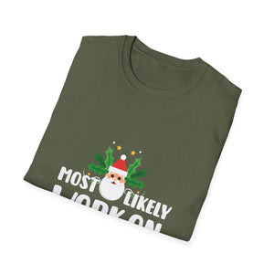 Christmas Workaholic T-Shirt — 