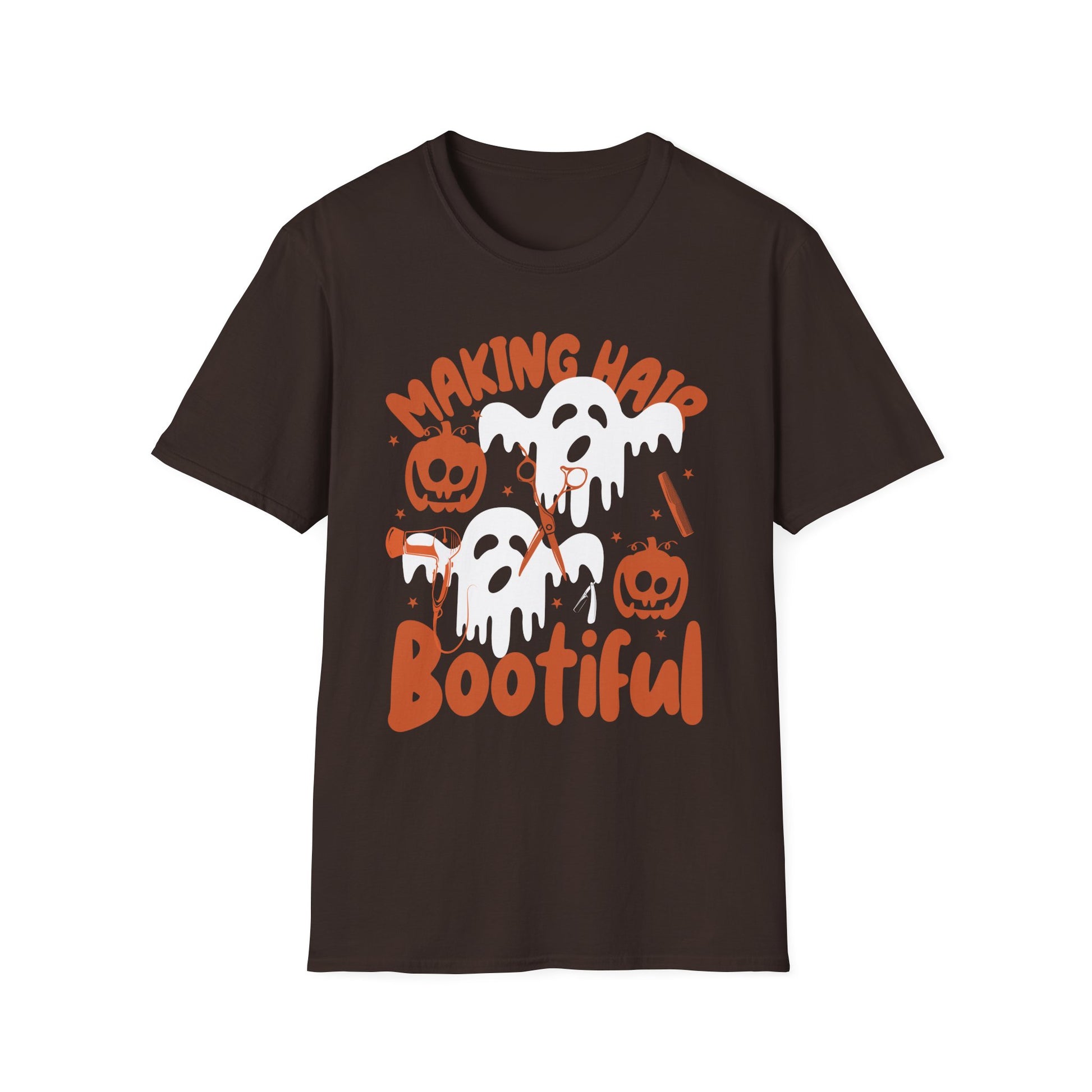 Making Hair Bootiful Tee — Cute Halloween Ghosts & Pumpkins T-Shirt