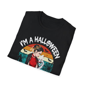 Halloween & Camping T-Shirt — “I’m a Halloween and Camping Kinda Girl” Retro Graphic Tee