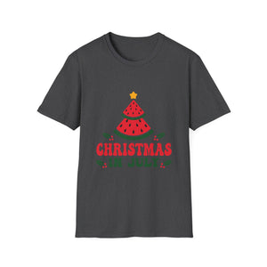 Christmas In July Watermelon Christmas Tree Unisex T-Shirt
