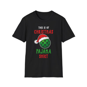 Funny Christmas Pickleball Lover This Is My Christmas Pajama Unisex Softstyle T-Shirt