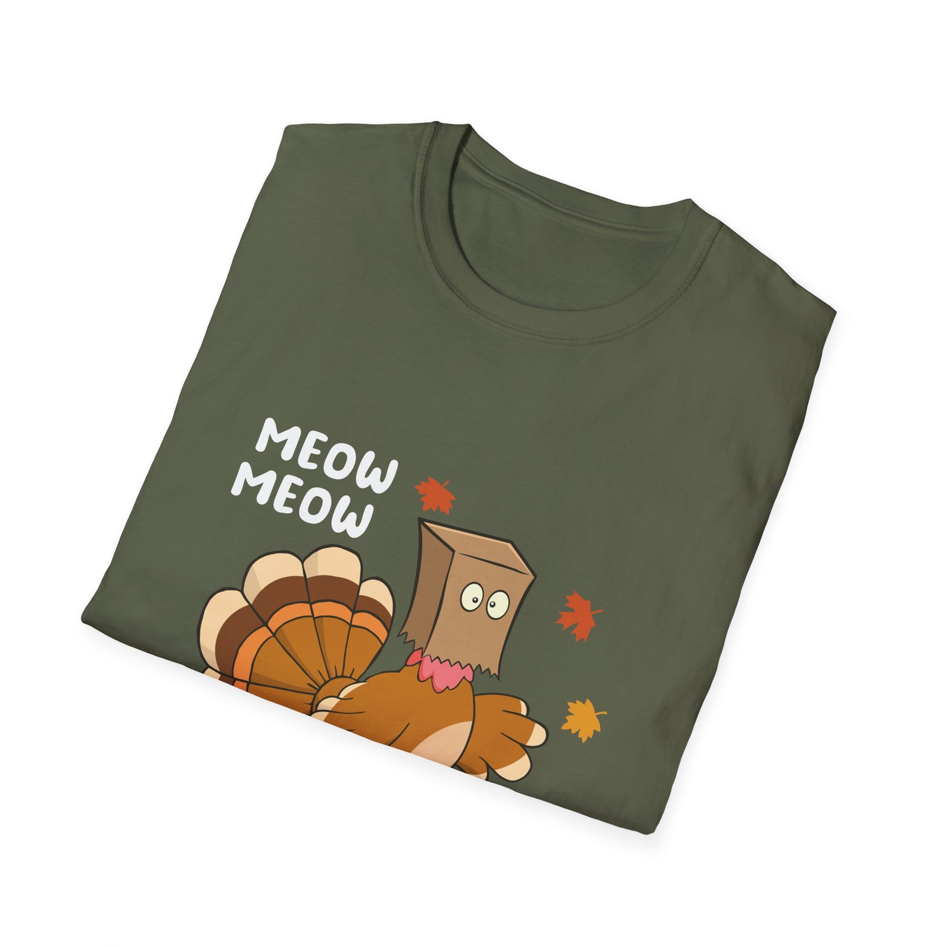 Turkey Cat "Meow Meow Meow" T-Shirt