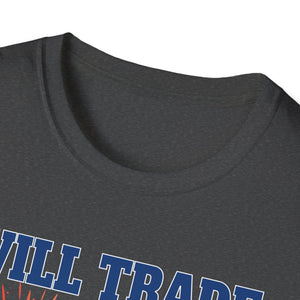 Will Trade Sister For Firecrackers T-Shirt - Patriotic 4th of July Tee