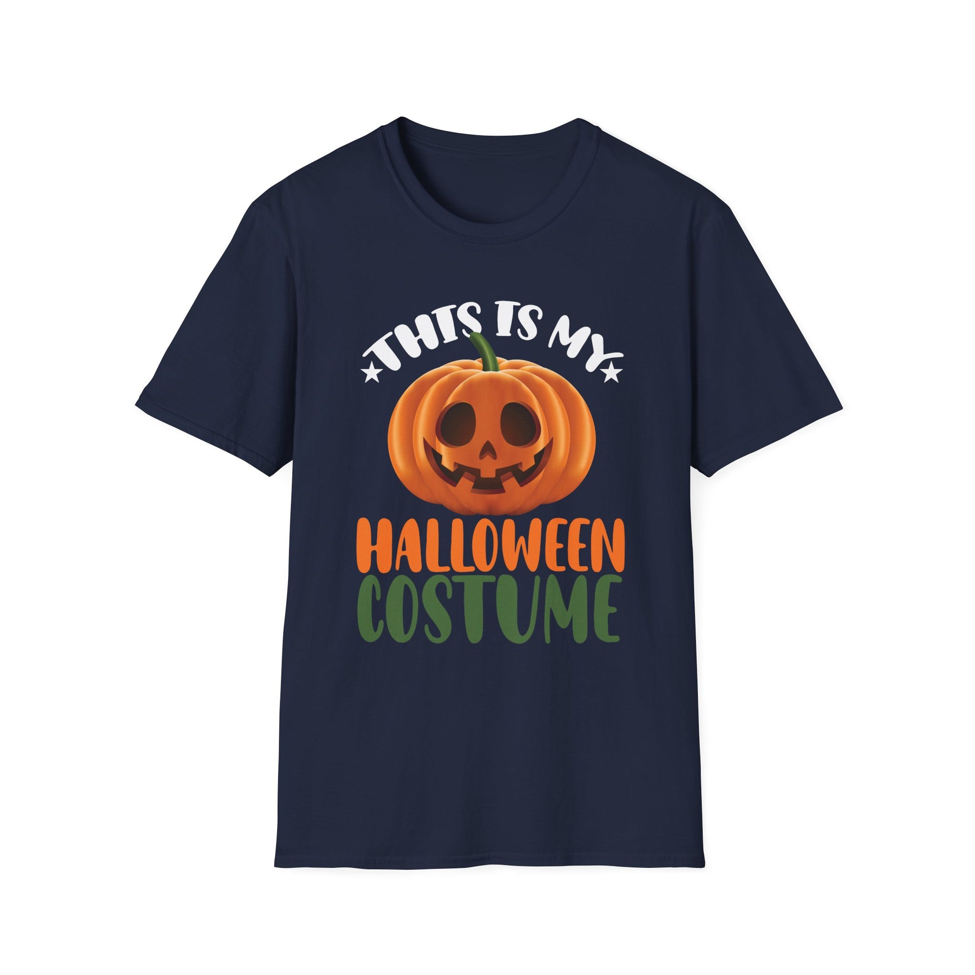 Halloween Costume T-Shirt — "This Is My Halloween Costume" Jack-o'-Lantern Tee