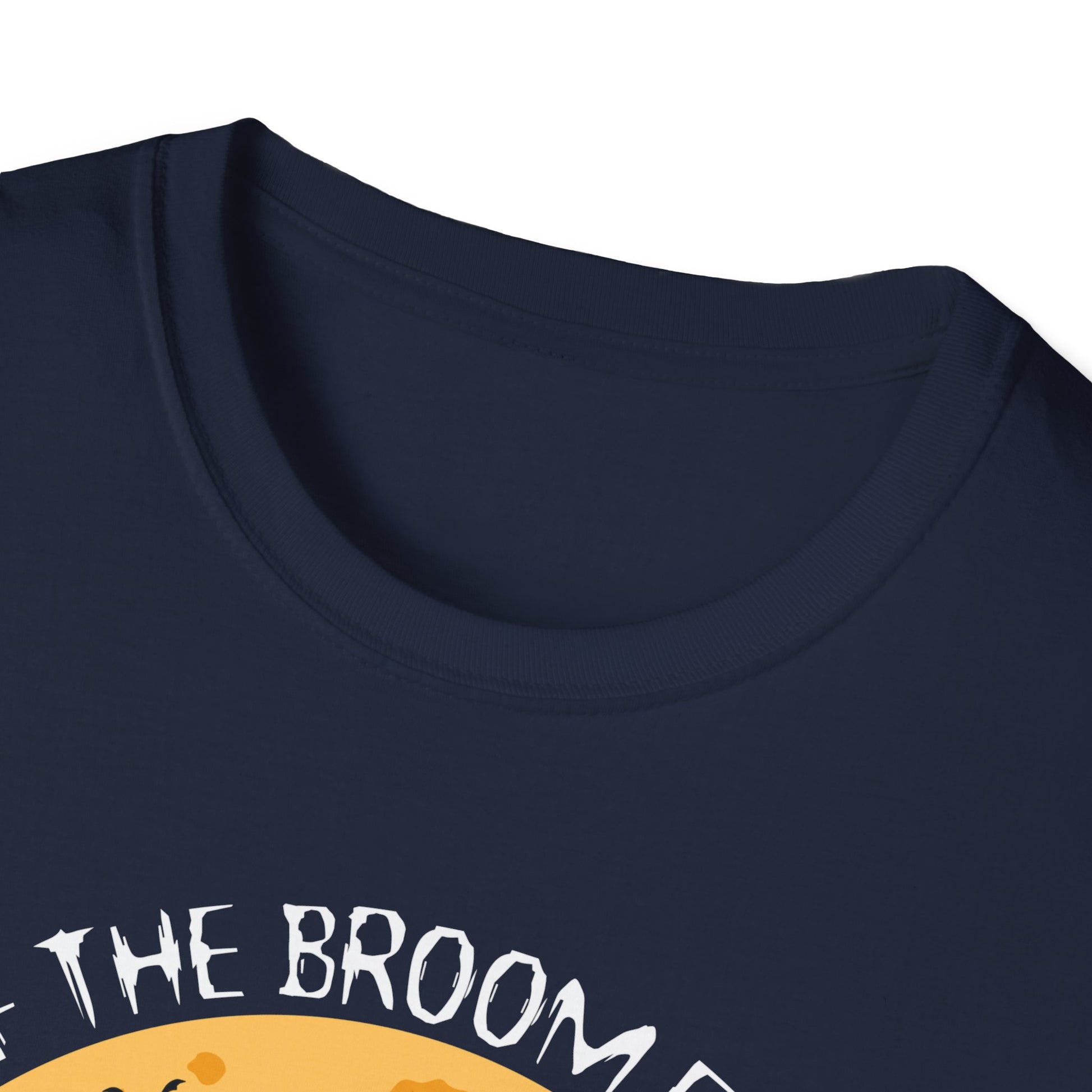 Halloween Witch T-Shirt — "If the Broom Fits, Ride It" Graphic Tee