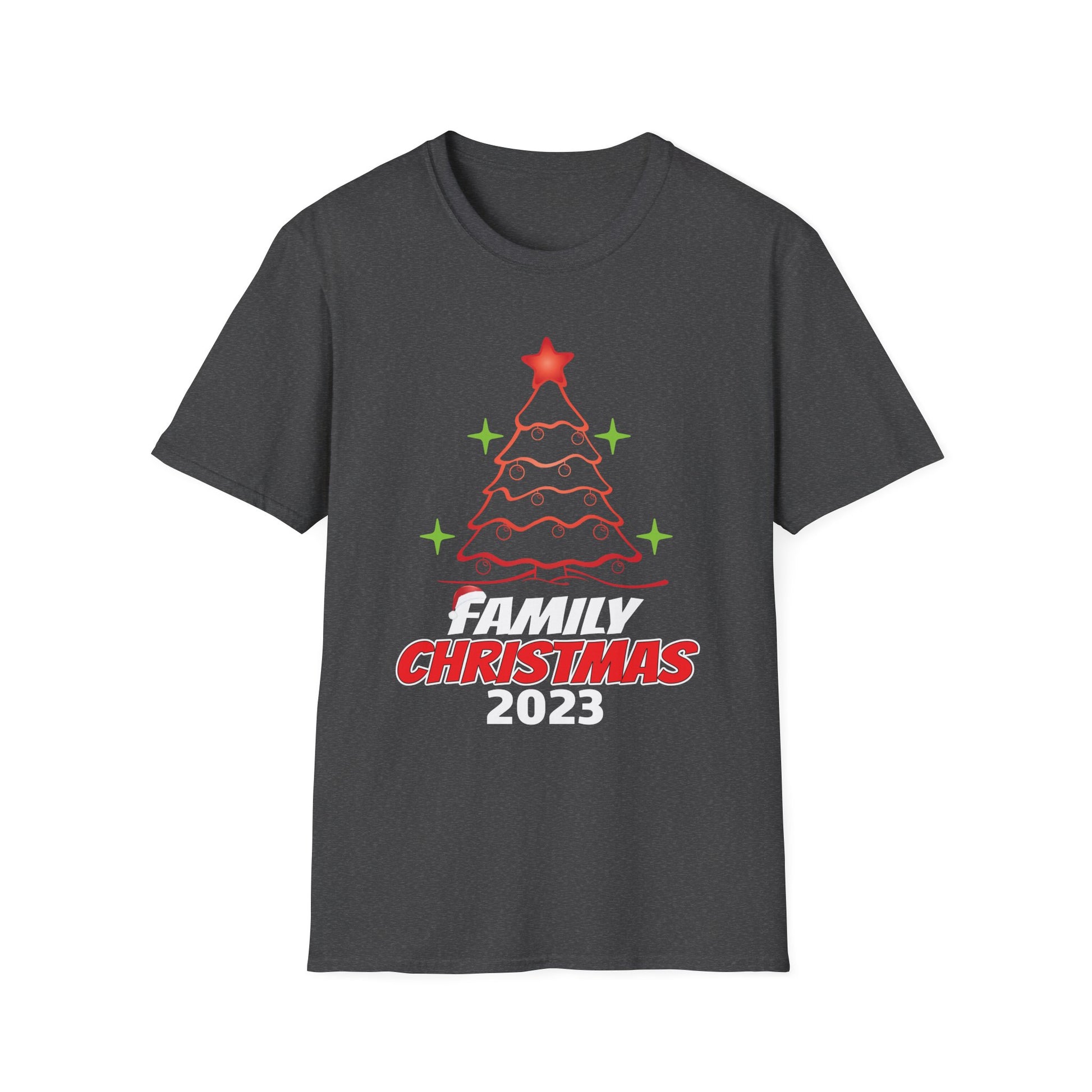 Family Christmas 2023 T-Shirt — Holiday Tree Matching Shirt
