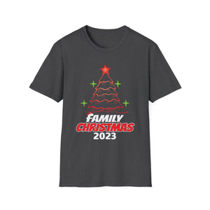 Family Christmas 2023 T-Shirt — Holiday Tree Matching Shirt