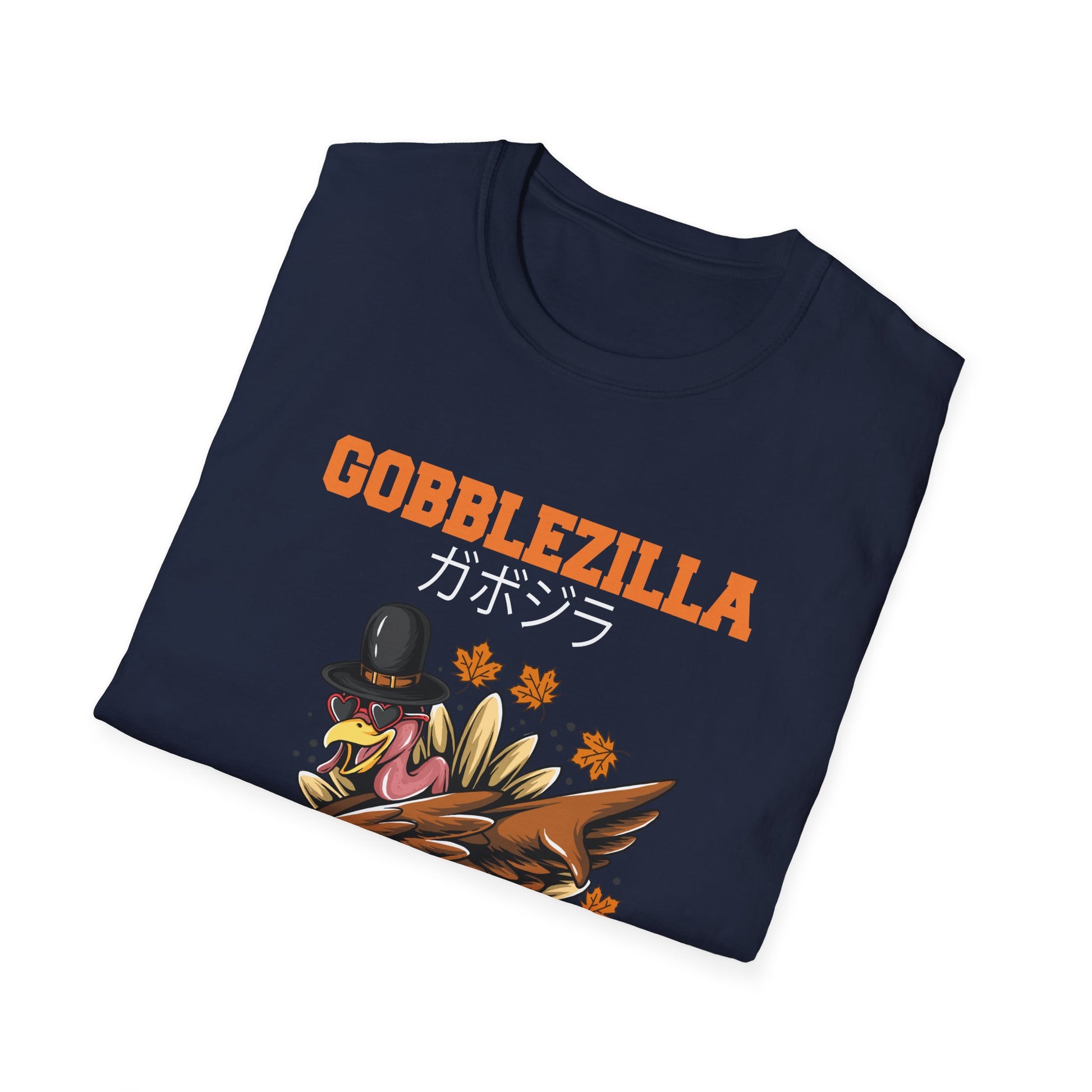 Gobblezilla Turkey T-Shirt — Funny Thanksgiving Graphic Tee  Unisex T-Shirt