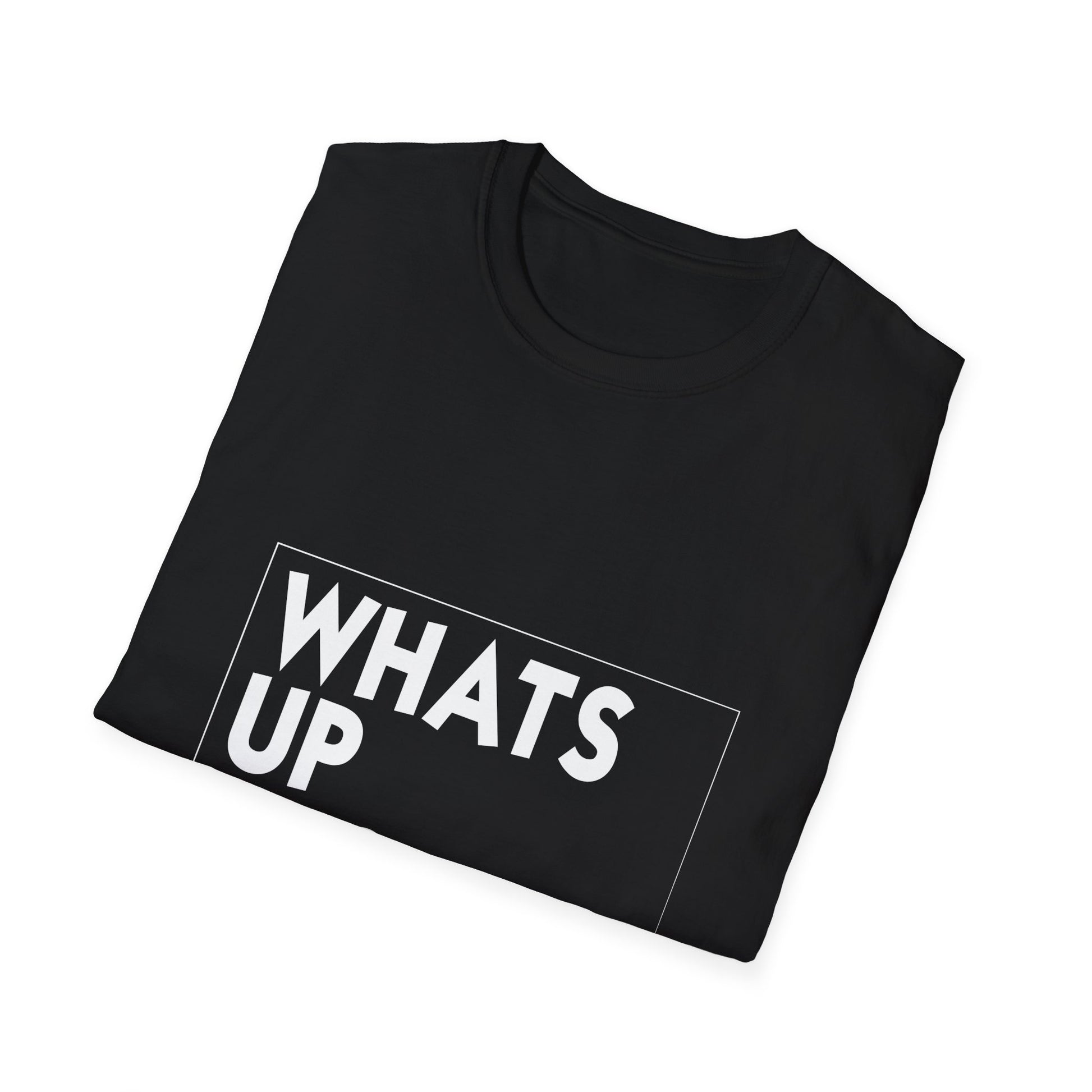 Whats Up Brother T-Shirt — Bold Monochrome Graphic Tee