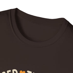 Family Blessed Thankful Grateful Pumpkin T-Shirt — Fall Thanksgiving Tee