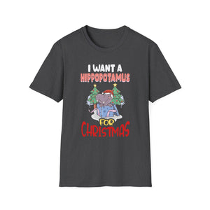 I Want a Hippopotamus for Christmas Unisex T-Shirt