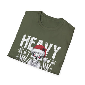 Heavy Christmas Skull Santa T-Shirt