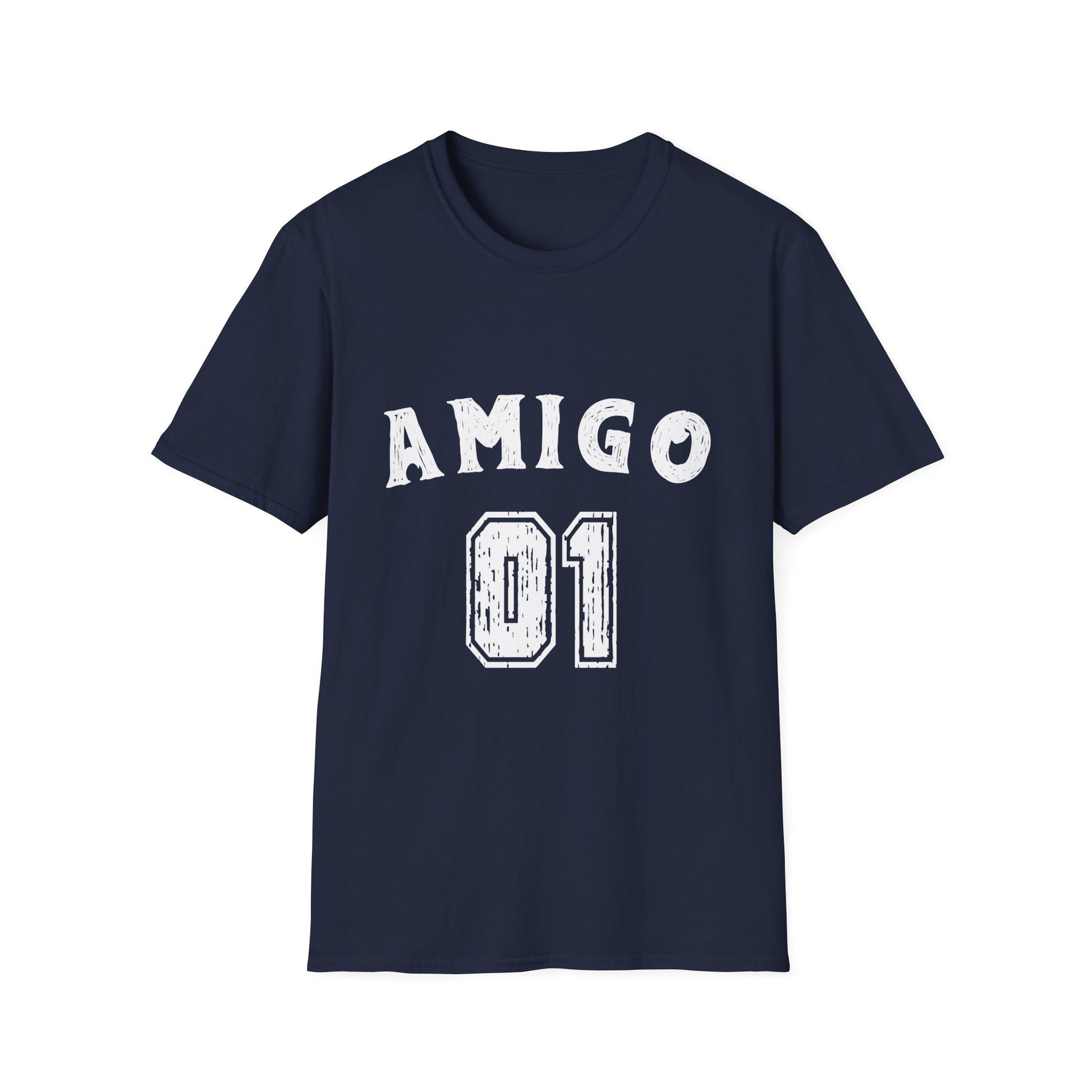 Amigo 01 Tee – Vintage Friend Number Football Shirt