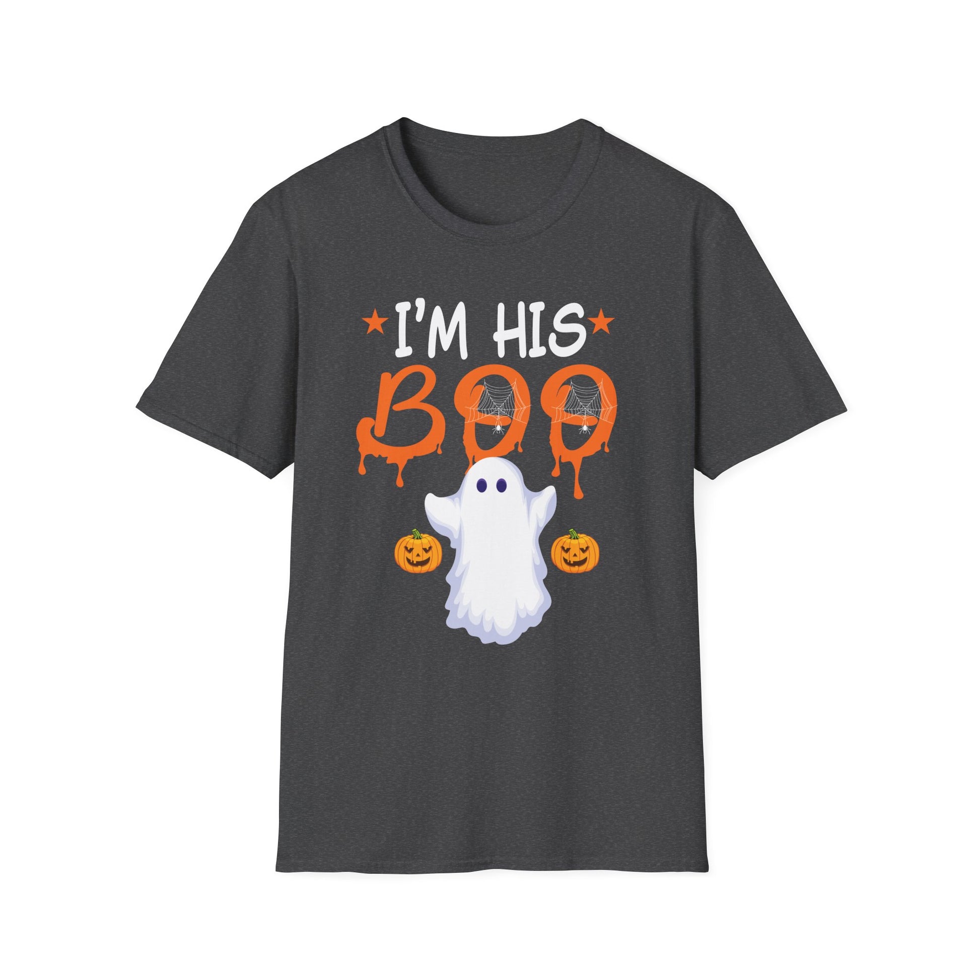 Halloween "I'm His Boo" T-Shirt — Cute Ghost Couples Tee