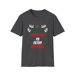 Merry Christmas Animal Filthy Ya Unisex T-Shirt