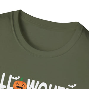 Halloween Queen T-Shirt — Cute Pumpkin & Bat Halloween Tee