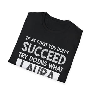 LAURA Gift Name Personalized Birthday Funny Christmas Joke T-Shirt