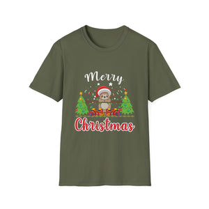 Christmas Sloth T-Shirt — Merry Christmas Cute Holiday Tee