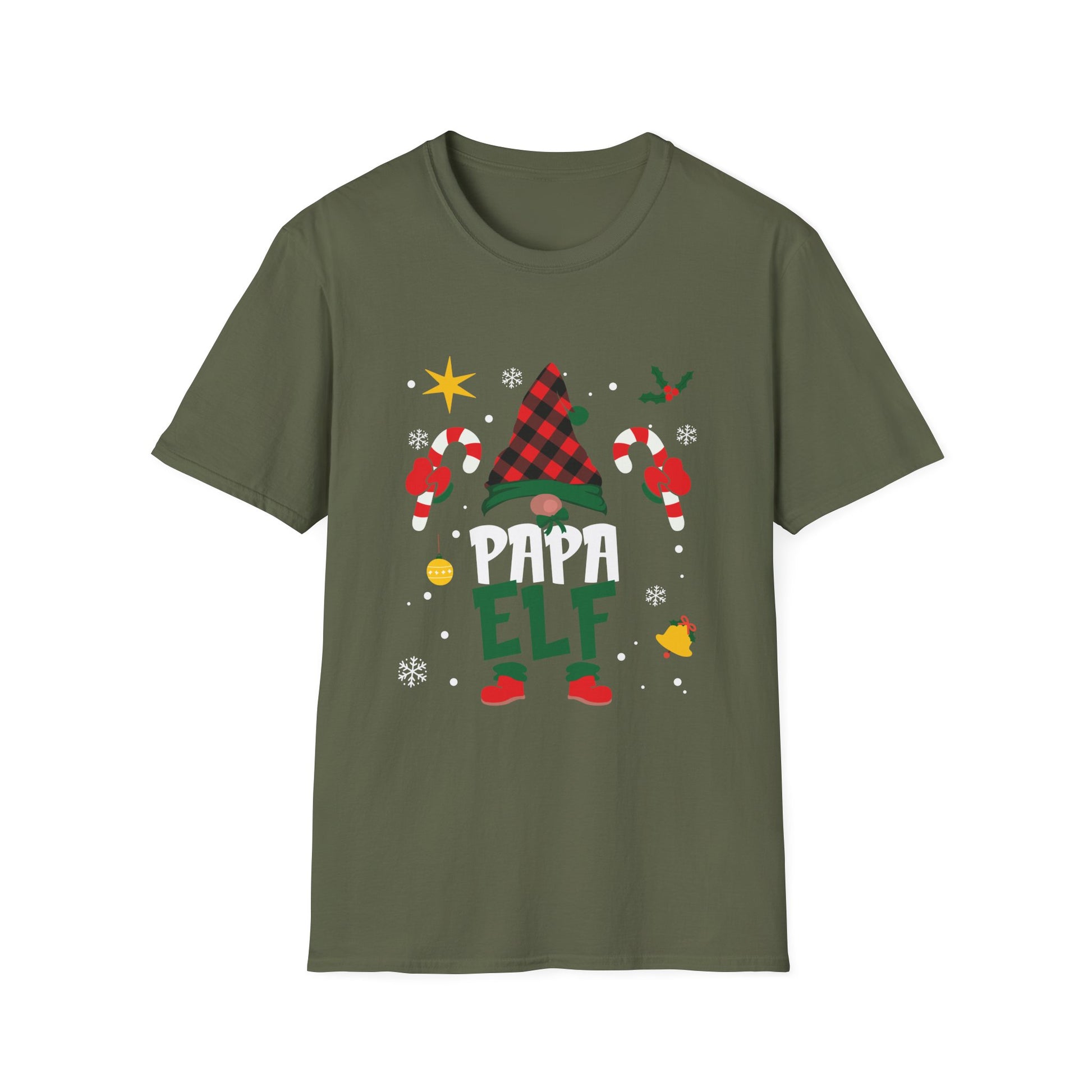 Papa Elf Christmas T-Shirt — Festive Holiday Family Tee