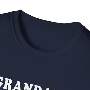 Grandad of the Patch Halloween T‑Shirt — Pumpkin Witch Hat & Spiderwebs Costume Tee