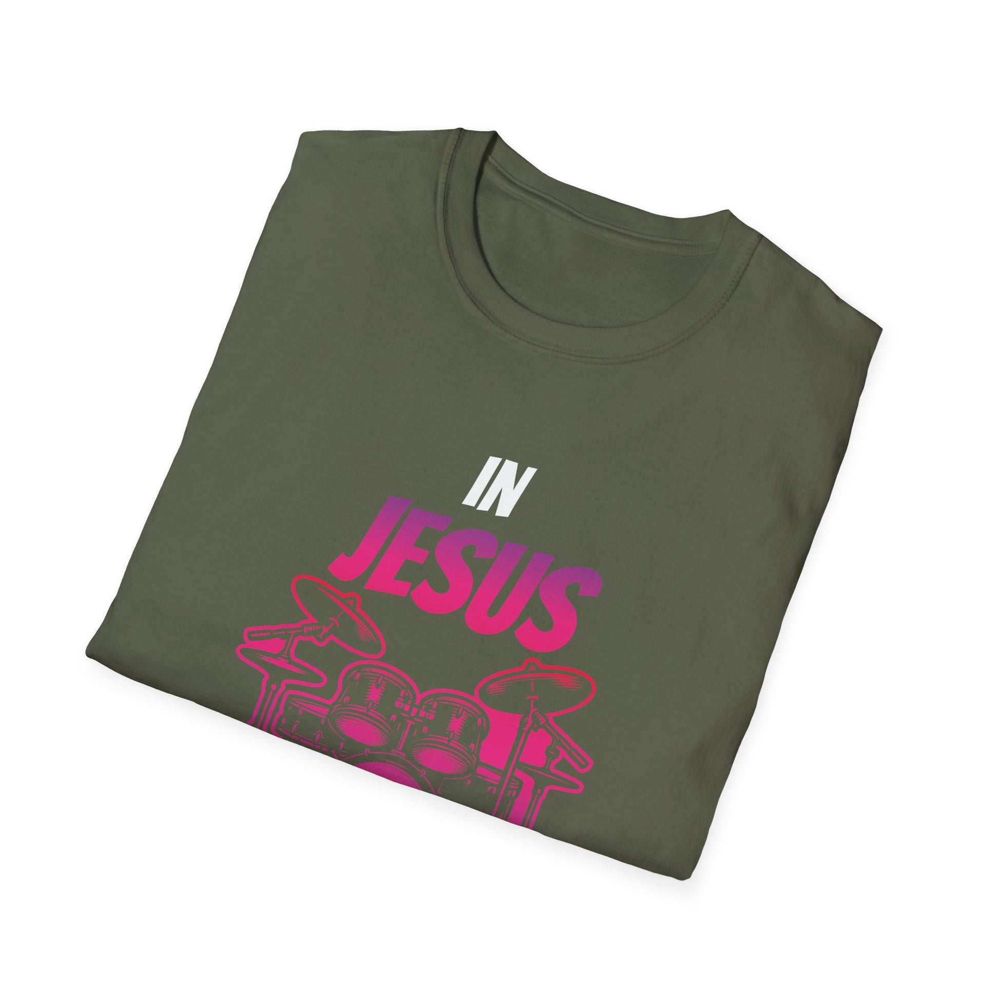 BoredKoalas Jesus Name I Play Drums Unisex T-Shirt