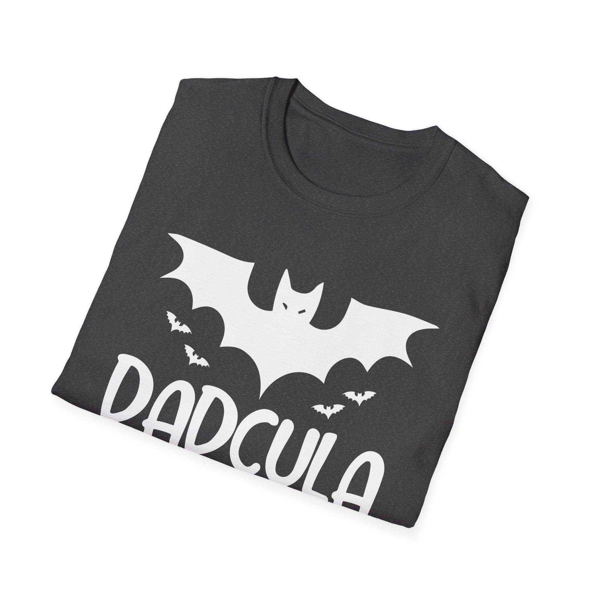 Dadcula T-Shirt — Halloween Dad Bat Design