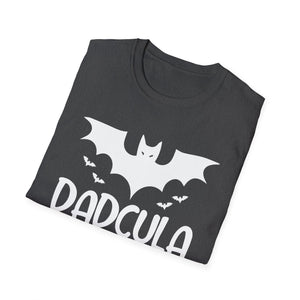 Dadcula T-Shirt — Halloween Dad Bat Design