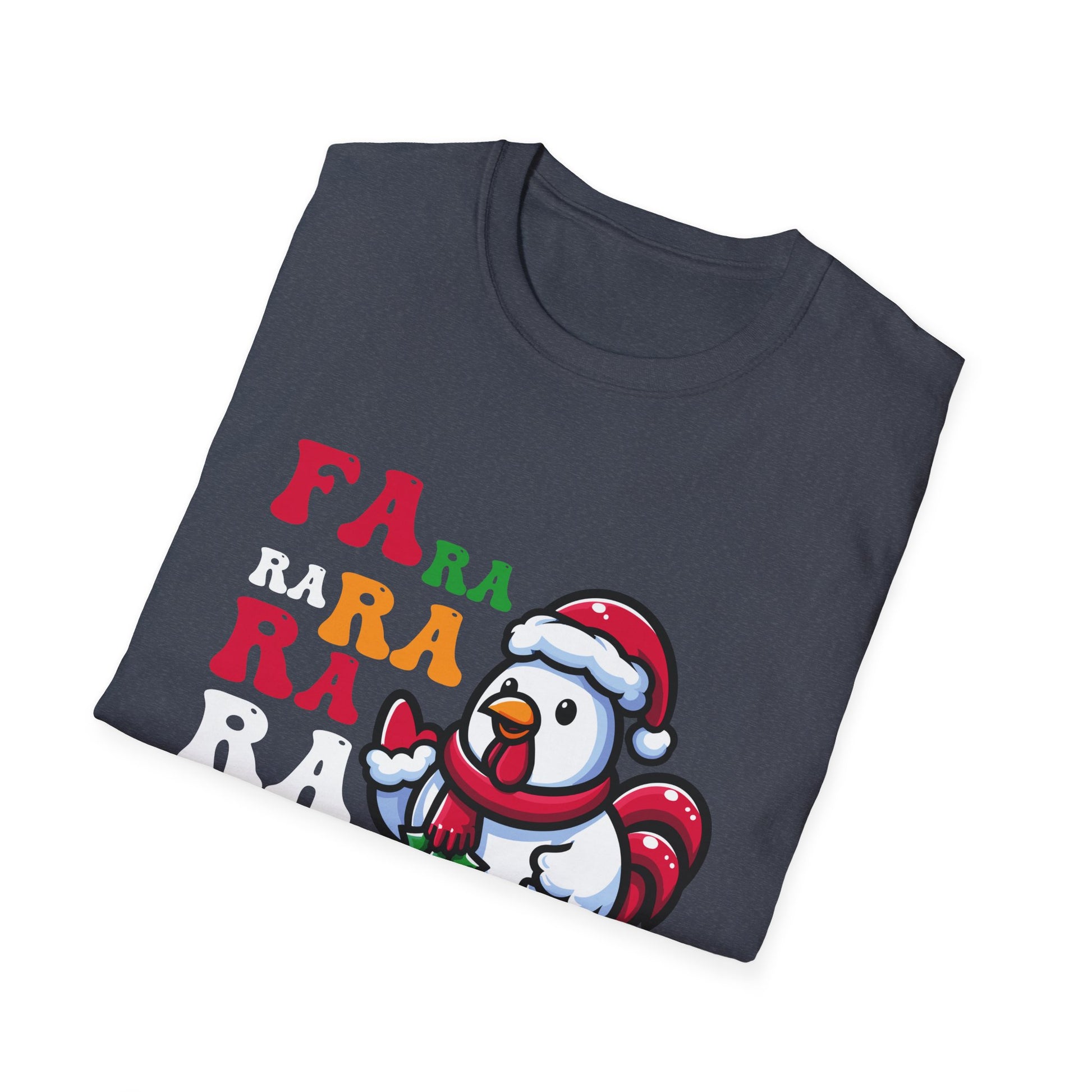 Christmas Chicken Caroling Ugly Christmas Knitted Cardigan Unisex T-Shirt