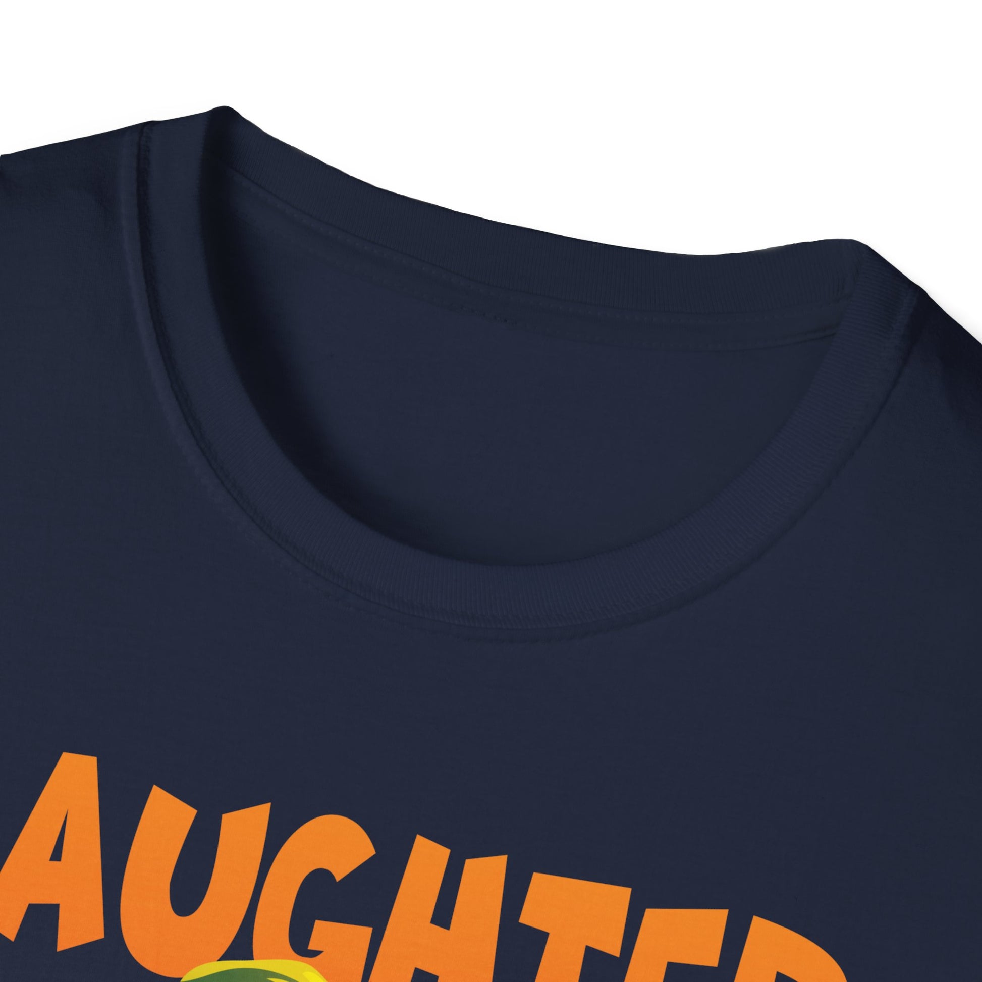 Daughter Halloween Costume Funny Pumpkin Family Halloween Tee Unisex Softstyle T-Shirt