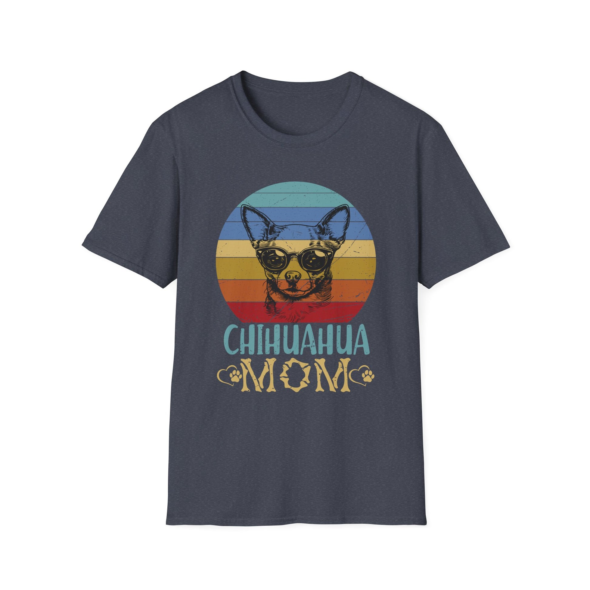 Vintage Chihuahua Mom Dog Lovers Mother's Day Unisex T-Shirt