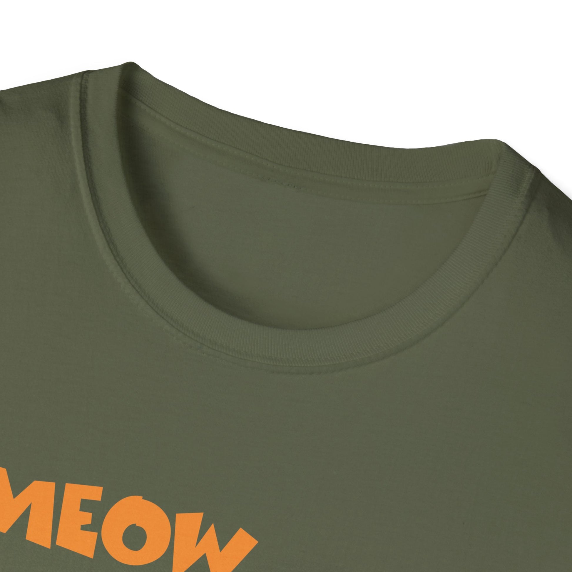 Halloween Cat Costume T-Shirt — "Meow Meooow" Pumpkin Graphic