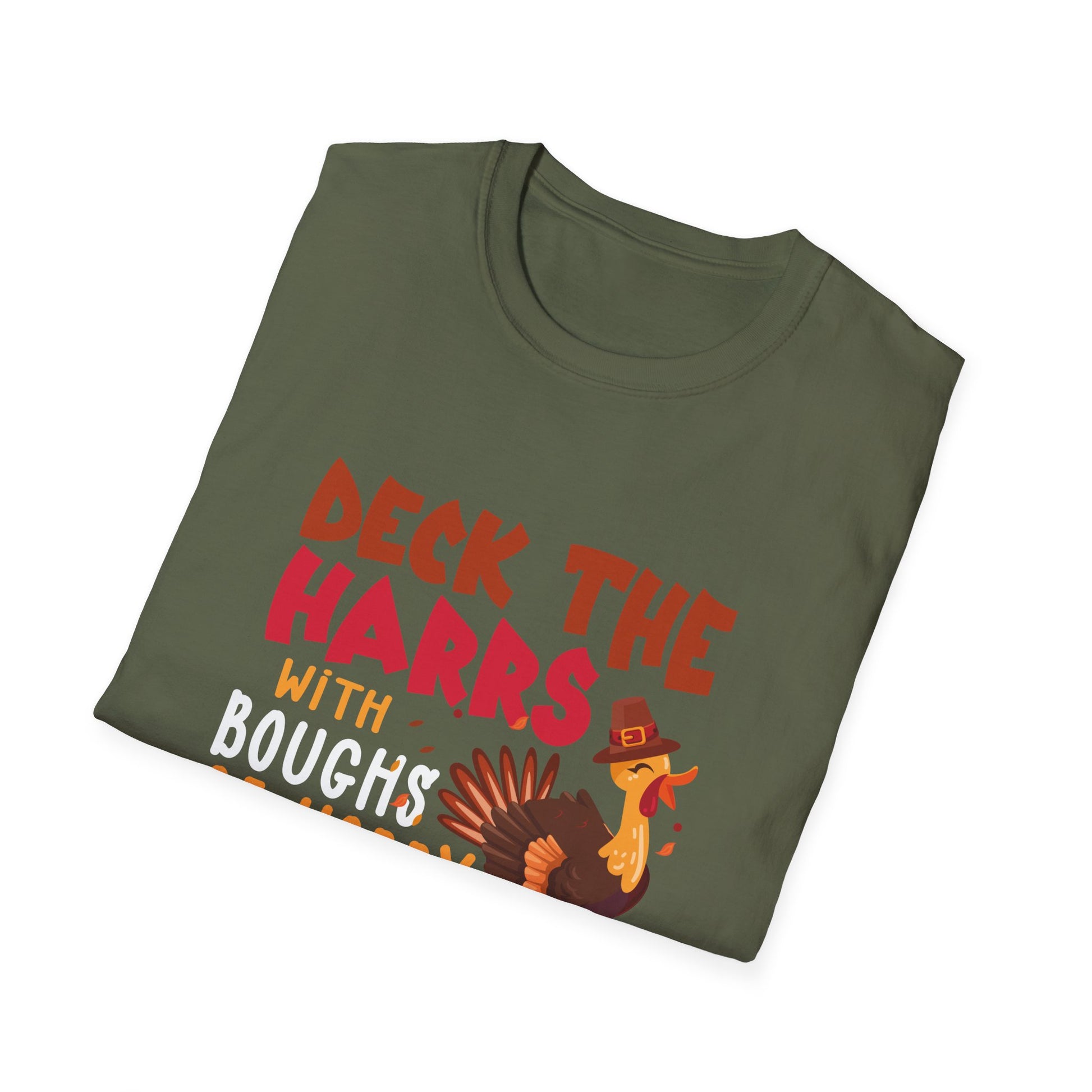 Christmas Shirt Deck The harrs Fra Ra Ra Funny Turkey Tee T-Shirt
